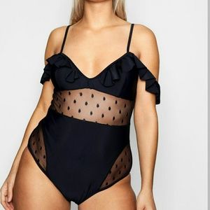 Women's plus polka dot swimsuit sz 20 NWT